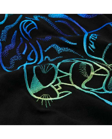 Iuter T-Shirt Double Nepal Tee - Black