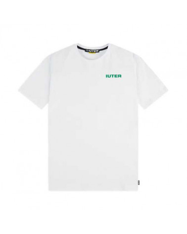 Iuter T-Shirt Double Logo Tee - White