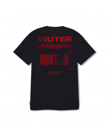 Iuter T-Shirt Info Tee - Black