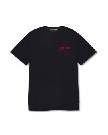 Iuter T-Shirt Info Tee - Black