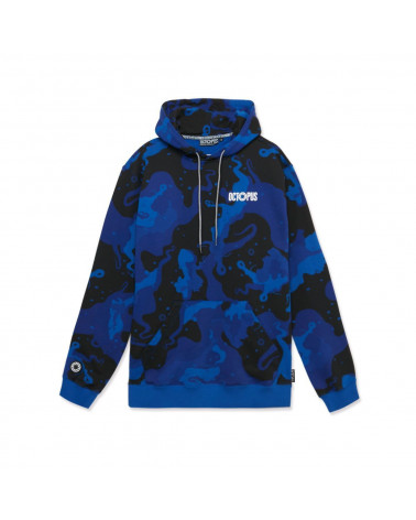 Octopus - Felpa Octopus Camo Hoodie - Blue