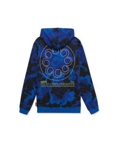 Octopus - Felpa Octopus Camo Hoodie - Blue