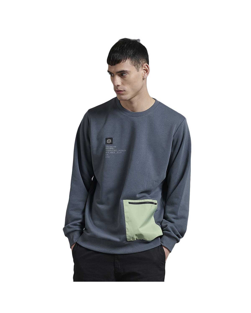 Dolly Noire Felpa Mint Pocket Storm Crewneck