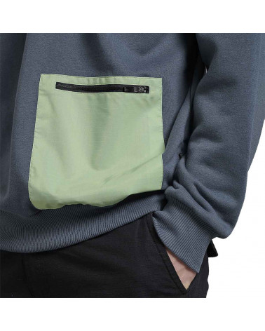 Dolly Noire Felpa Mint Pocket Storm Crewneck