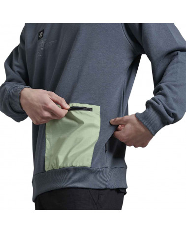 Dolly Noire Felpa Mint Pocket Storm Crewneck