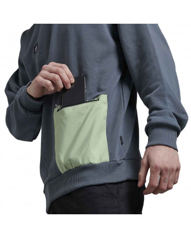 Dolly Noire Felpa Mint Pocket Storm Crewneck