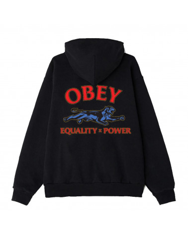 Obey Felpa Obey Equality X Power Hood - Black
