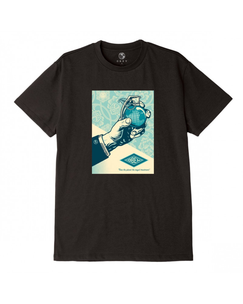 Obey Royal Treatment T-Shirt - Black
