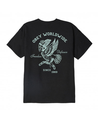 Obey Demon Bird T-Shirt - Black