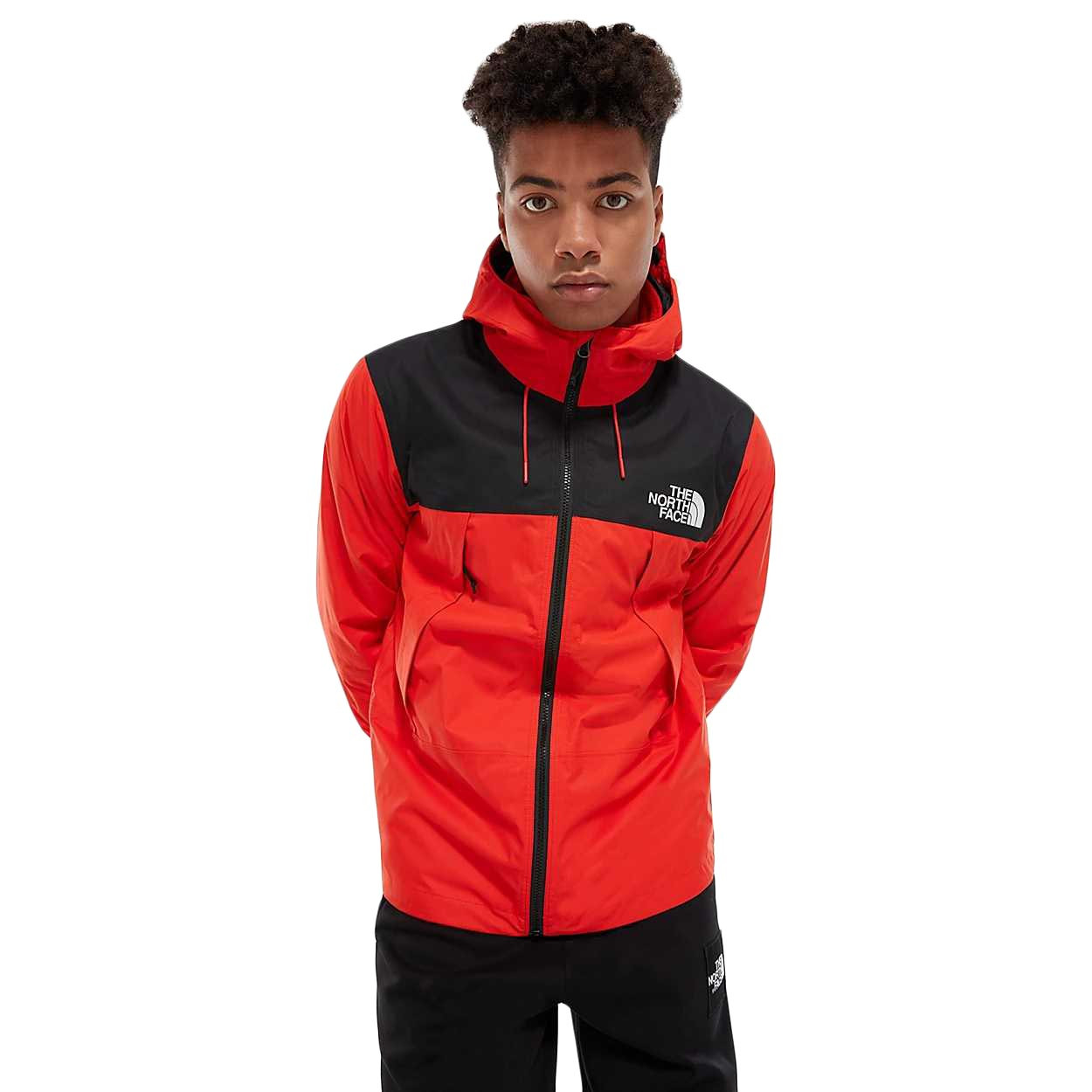 the north face mountain jacket red