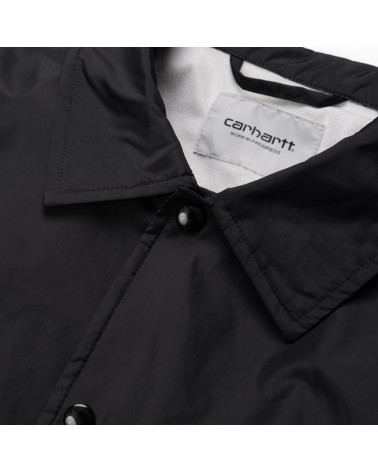 Carhartt Wip Giacca Carhartt Script Coach Jacket - Black/Wax