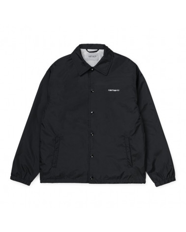 Carhartt Wip Giacca Carhartt Script Coach Jacket - Black/Wax