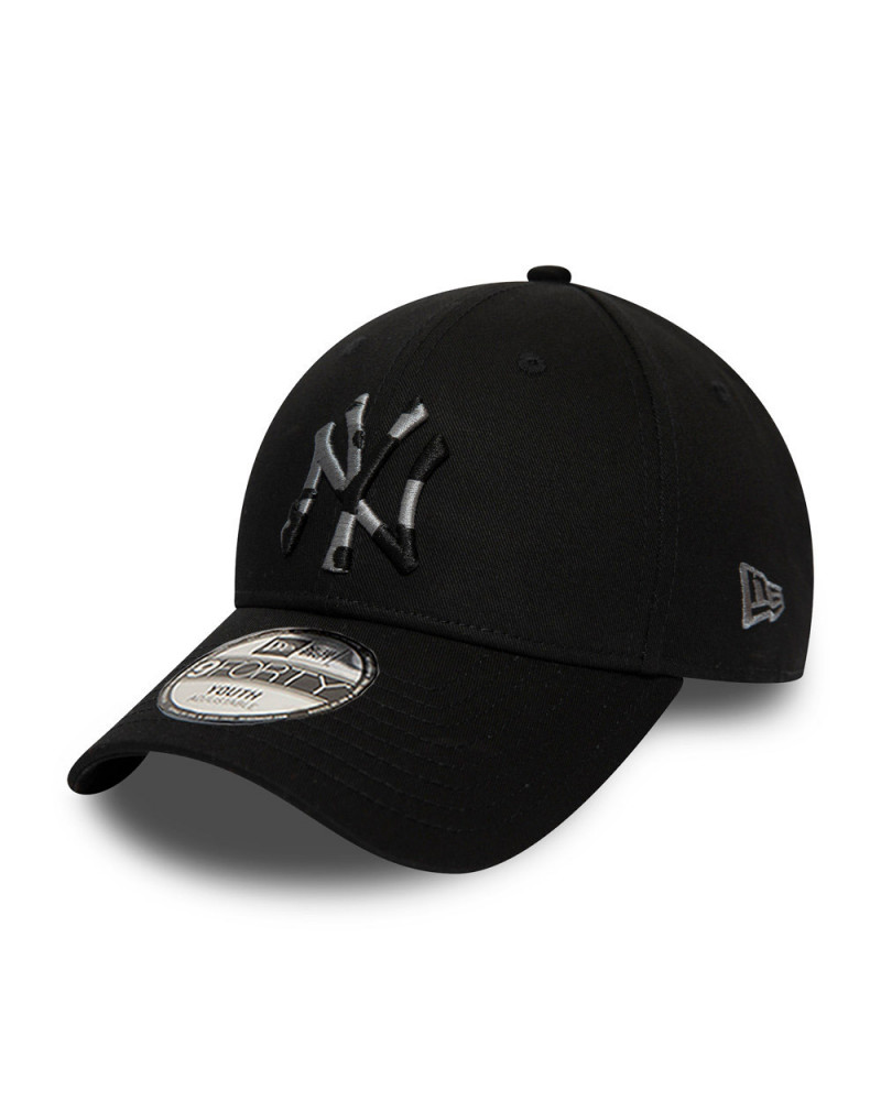 New Era Cappello Camouflage New York Yankees Infill 9FORTY - Black