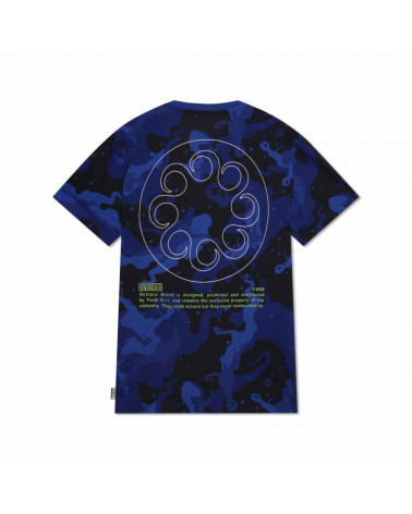 Octopus T-Shirt Camo Tee - Blue