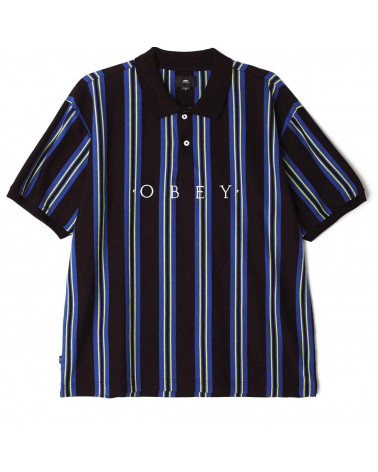 Obey Ashby Polo - Black Multi