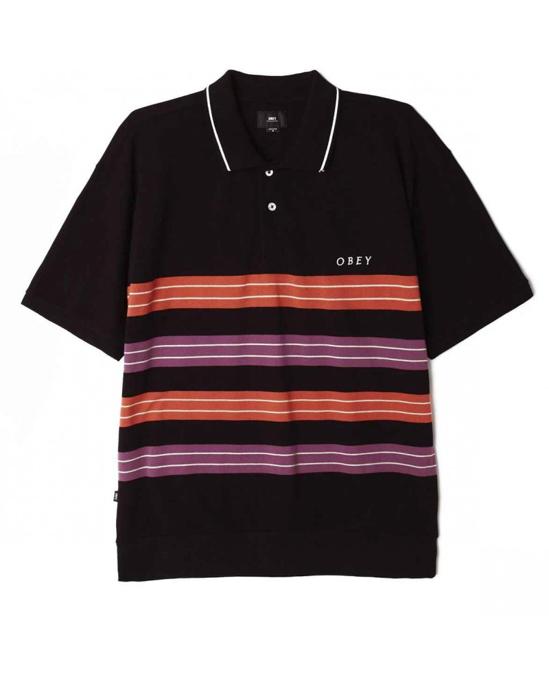 Obey Casa Polo - Black Multi
