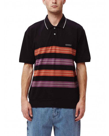 Obey Casa Polo - Black Multi