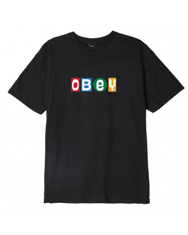 Obey Big Shot T-Shirt - Off Black