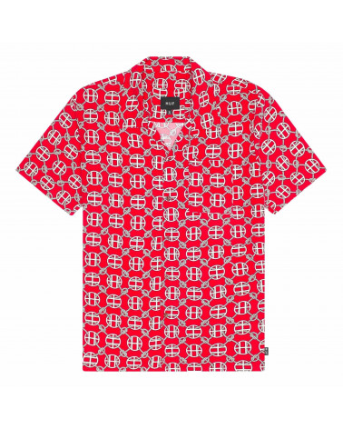 HUF Camicia Atelier Resort Woven Short Sleeve Shirt