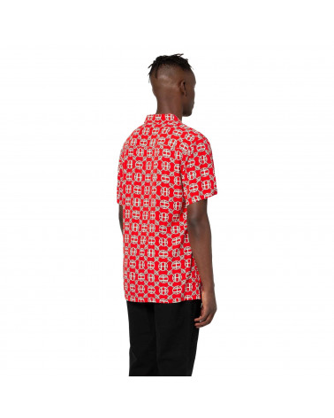 HUF Camicia Atelier Resort Woven Short Sleeve Shirt