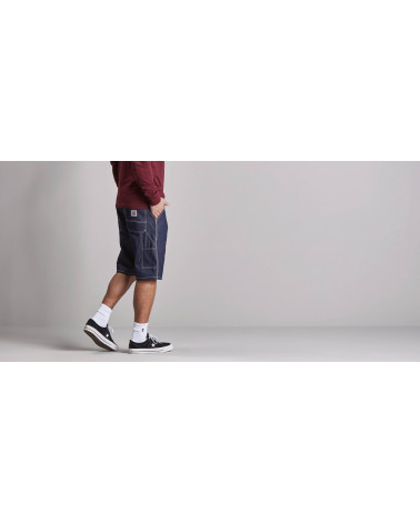 Carhartt Wip Pantaloncini Ruck Single Knee Short - Blue Rigid
