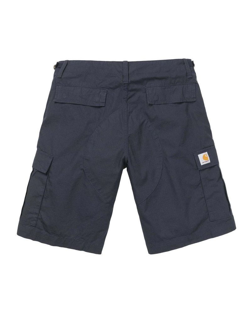Carhartt Wip Pantaloncini Aviation Short - Dark Navy Rinsed