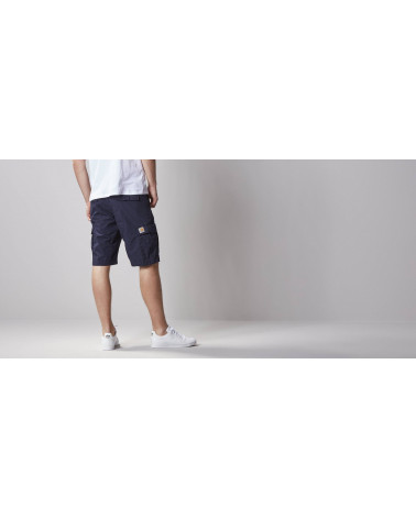 Carhartt Wip Pantaloncini Aviation Short - Dark Navy Rinsed