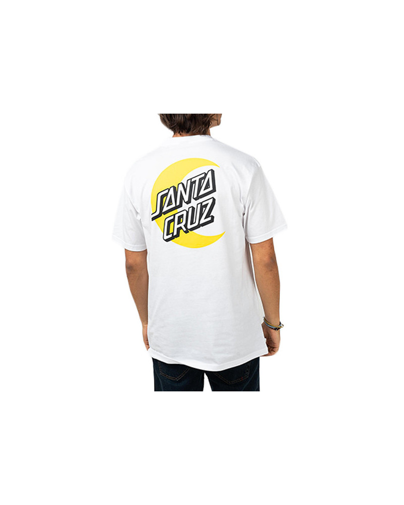 Santa Cruz T-Shirt Moon Dot Tee - White