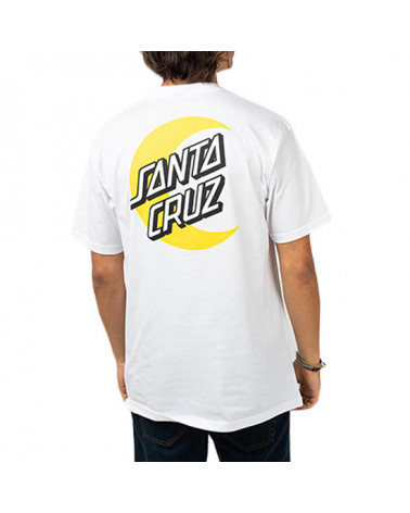 Santa Cruz T-Shirt Moon Dot Tee - White