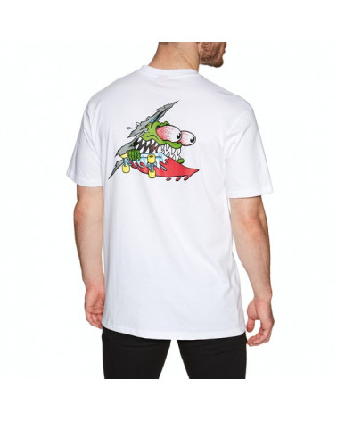 Santa Cruz Slashed Tee - White