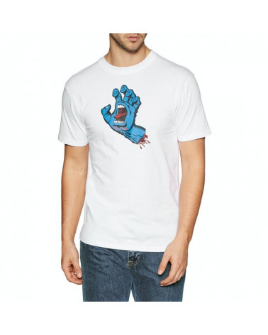 Santa Cruz Screaming Hand T-Shirt - White
