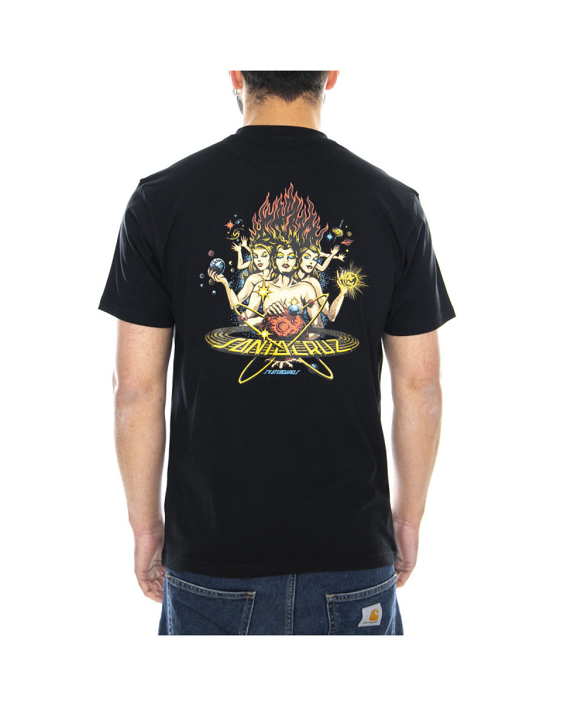 Santa Cruz Cosmica T-Shirt - Black