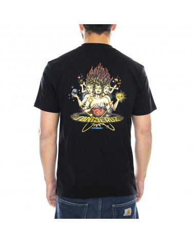 Santa Cruz Cosmica T-Shirt - Black