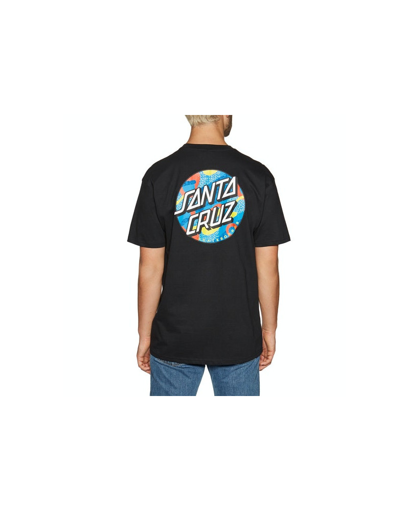 Santa Cruz Primary Dot T-Shirt - Black