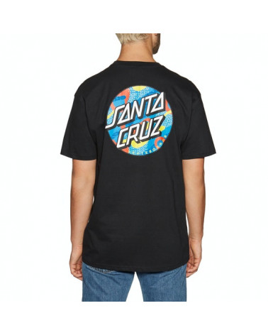 Santa Cruz Primary Dot T-Shirt - Black
