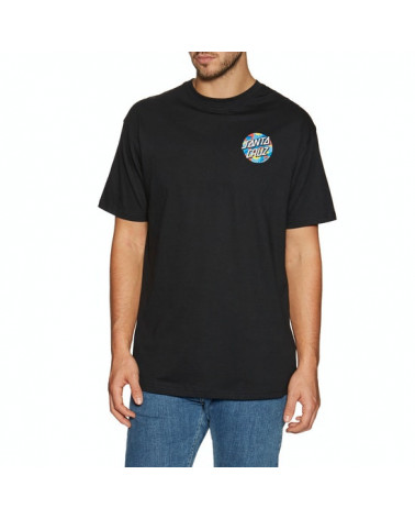 Santa Cruz Primary Dot T-Shirt - Black