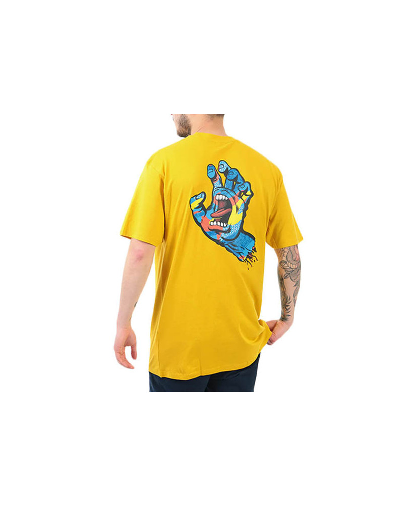 Santa Cruz Primary Hand T-Shirt - Mustard
