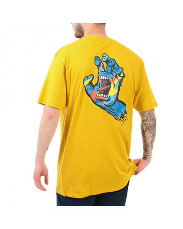 Santa Cruz Primary Hand T-Shirt - Mustard
