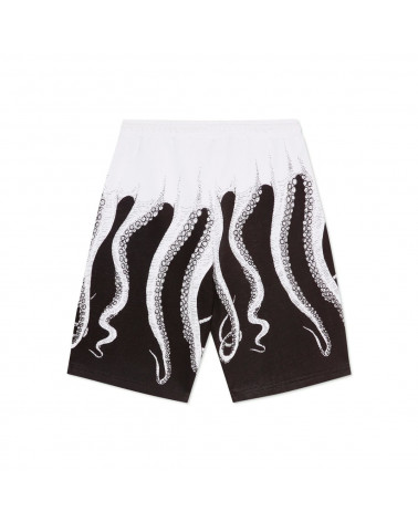 Octopus Pantaloncini Sweatshort Original - Black/White