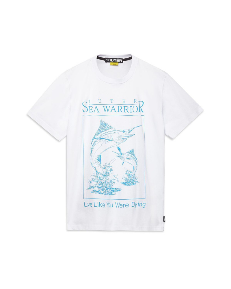Iuter T-Shirt Sea Warrior Tee - White