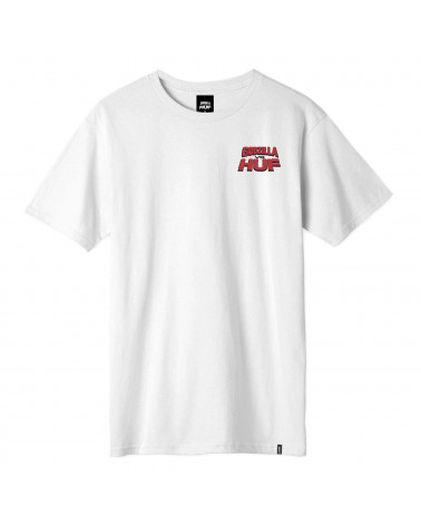 Godzilla VS HUF - Destroy All Monsters Tee - White