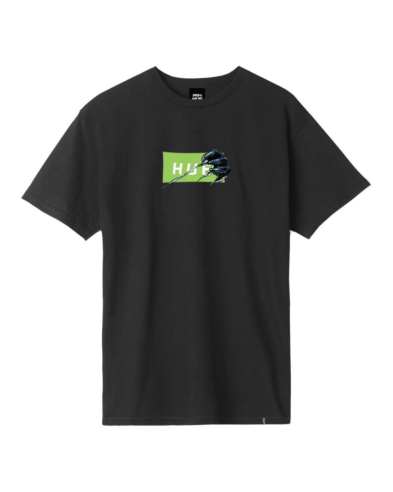 Godzilla VS HUF - Godzilla Bar Logo Tee - Black