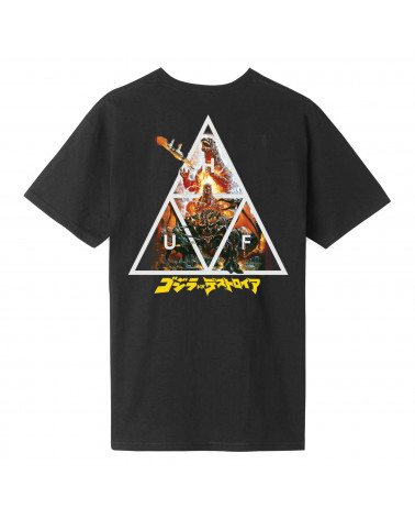 Godzilla VS HUF - Godzilla Triple Triangle - Black