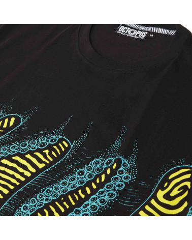 Octopus T-Shirt Finger Tee - Black