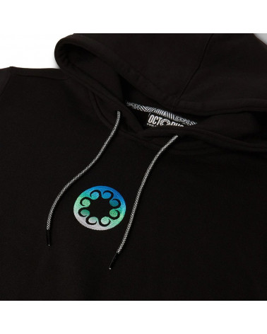Octopus - Felpa Octopus Embroidered Logo Hoodie - Black