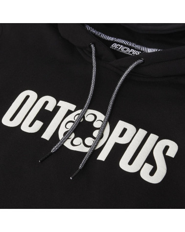 Octopus - Felpa Outiline Logo Hoodie - Black