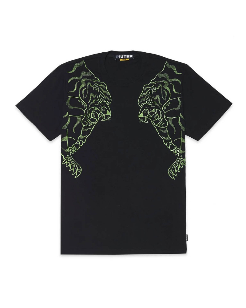 Iuter T-Shirt Double Nepal Tee - Black