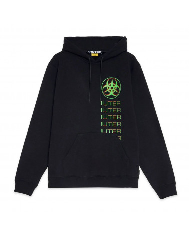 Iuter - Felpa Toxic Hoodie - Black