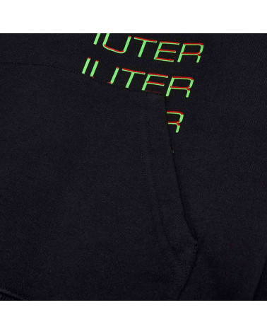 Iuter - Felpa Toxic Hoodie - Black