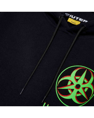 Iuter - Felpa Toxic Hoodie - Black